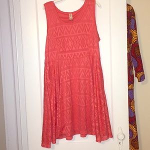 ‼️SALE‼️Coral Patterned Dress‼️